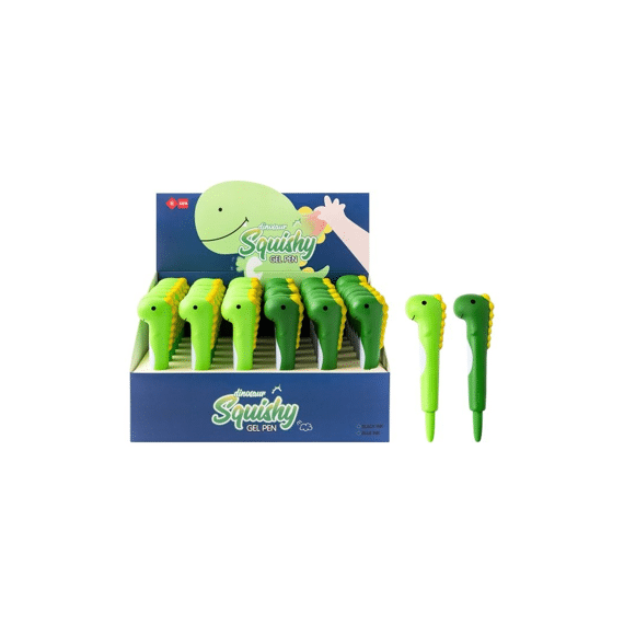 Balpen Squishy Dinos Blauwe Inkt Assortiment Prijs Per Stuk