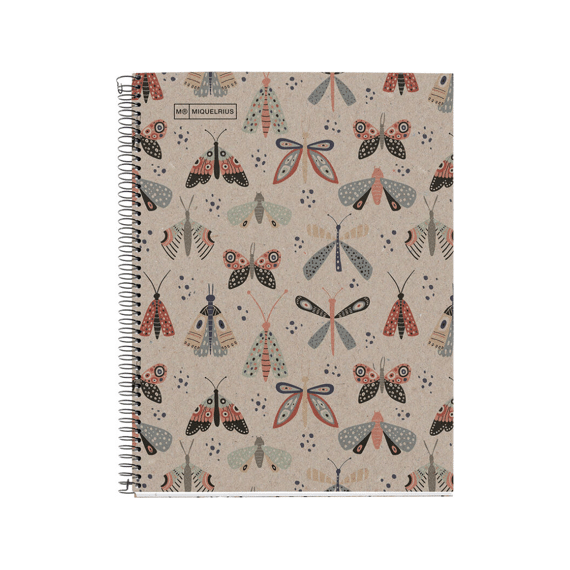 Notitieboek A4 Eco Butterfly Geruit 5mm 80 Blad 80g