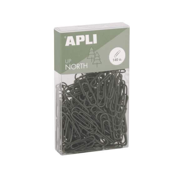 Apli Paperclip 28mm Up North Kaki Doos Van 140 Stuks