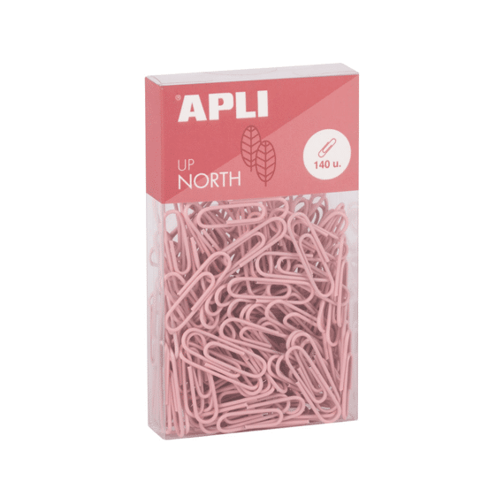 Apli Paperclip 28mm Up North Roze Doos Van 140 Stuks