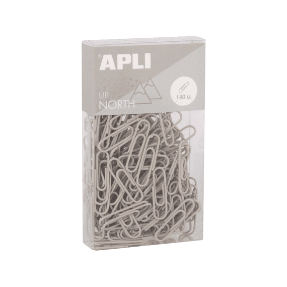 Apli Paperclip 28mm Up North Grijs Doos Van 140 Stuks