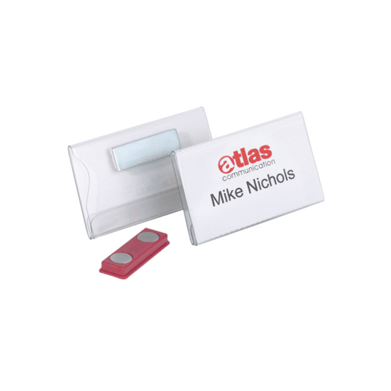Congresspeld Magnetisch Badge 40*75 Per 25 Stuks