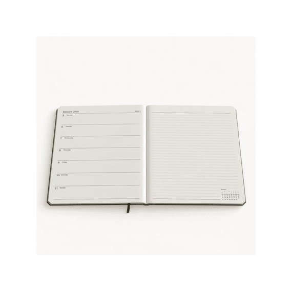 Brepols De Kempen Weekplanner Large Ashblack