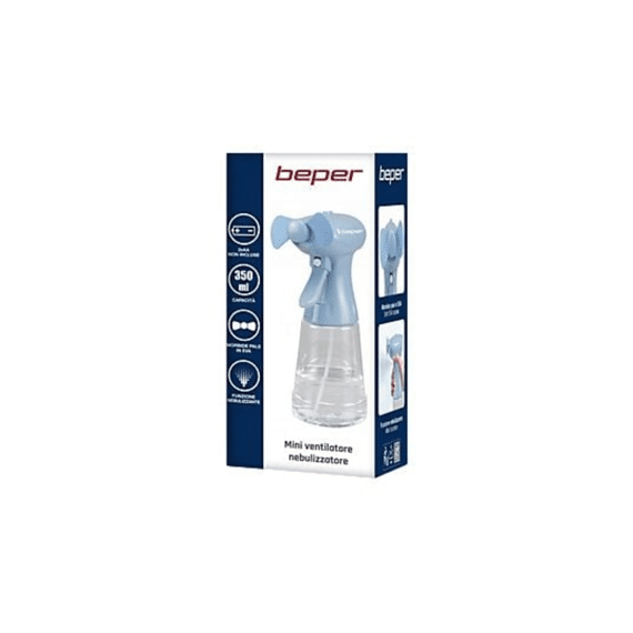 Beper Mini Mist Ventilator Blauw 2xaa