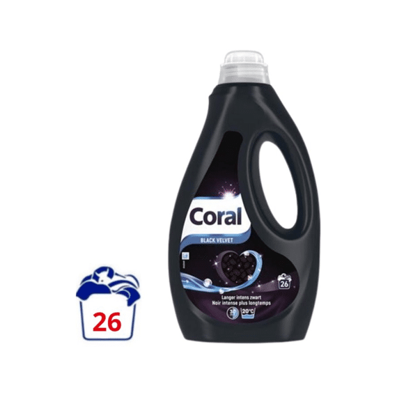 Coral Wasmiddel Vloeibaar Black Velvet 26 Scoops/1.17l