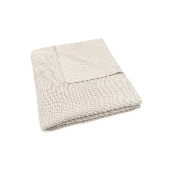 Jollein Deken Bed Gebreid 100x150 Basic Knit Oatmeal