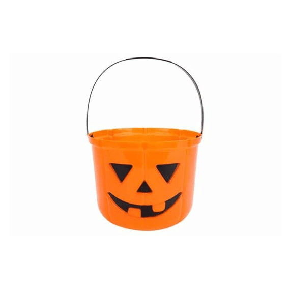 Halloween Pompoen Emmer 18x14cm