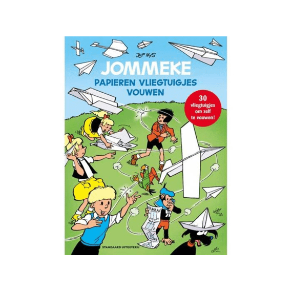 Jommekes Spelboek Papieren Vliegtuigjes Vouwen Met Jommeke