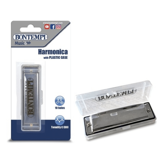 Bontempi Metalen Mondharmonica 10 Noten