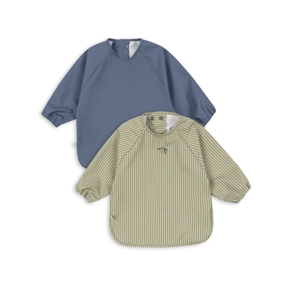 Konges Slojd Slab Met Mouw 2-pack Tea Stripe/Flint Stone