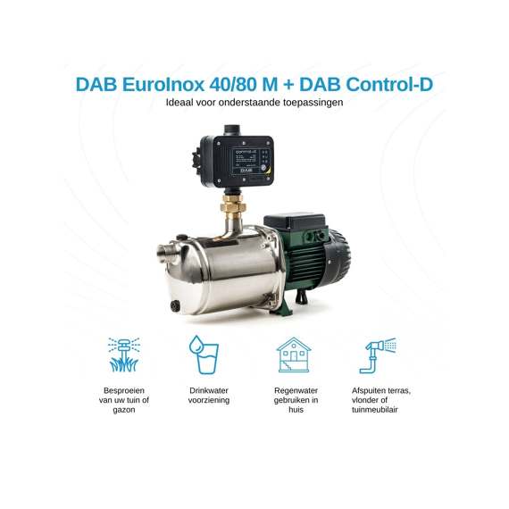 Euro Inox 40/80 Control-d 1x230 50 Ie2 Schuko