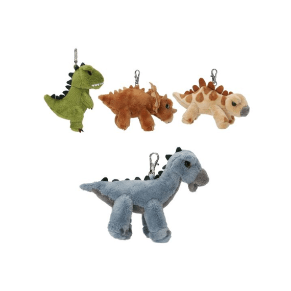 Dino World Knuffel Dino Sleutelhanger Assortiment