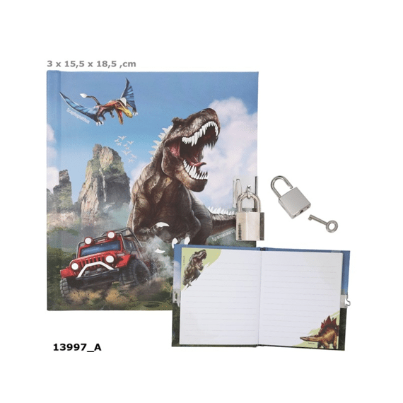 Dino World Dagboek Met Slot