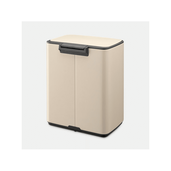 Bo Pedaalemmer 12l Met Kunststof Binnenemmer Soft Beige