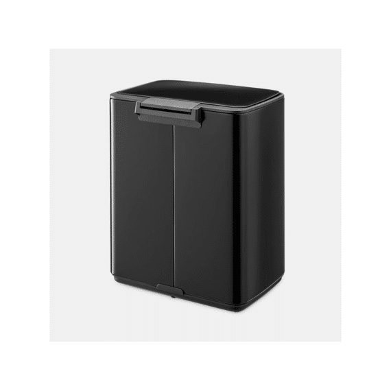 Bo Pedaalemmer 12l Met Kunststof Binnenemmer Matt Black