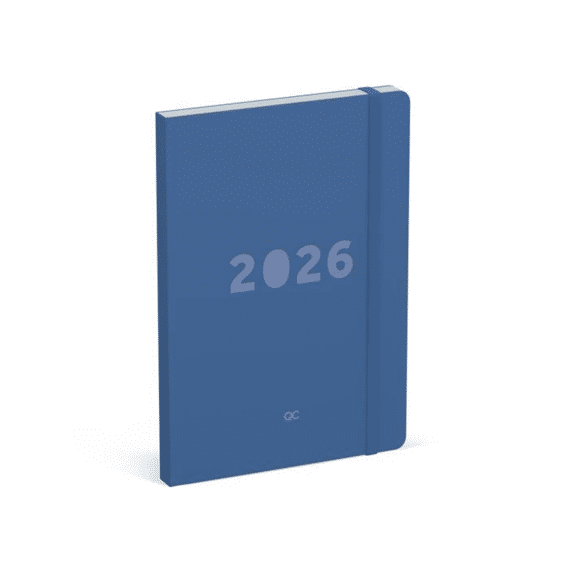 Office Agenda A5 Qc Colour Blauw