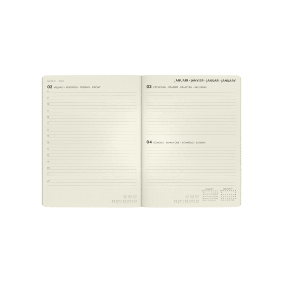 Agenda A5 Qc Colour Deep Green