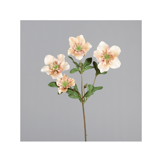 Kunstbloem Tak Kerstroos 64cm Mauve