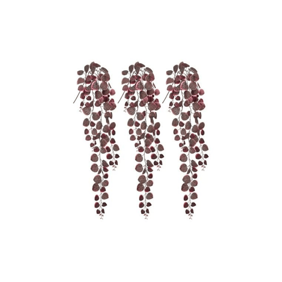 Decoratieve Hangende Tak 27cm Burgundy