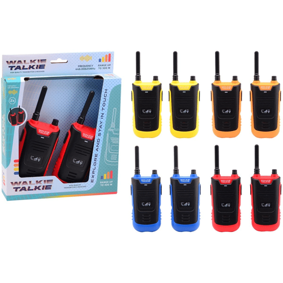 Walkie Talkie 300 Meter Bereik Assortiment Prijs Per Paar