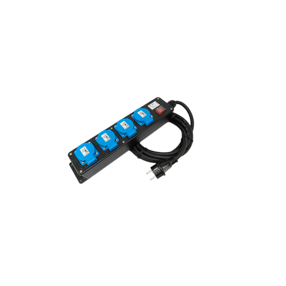 Stekkerblok Ip44 3g2.5mm 5m 4x16 AMP