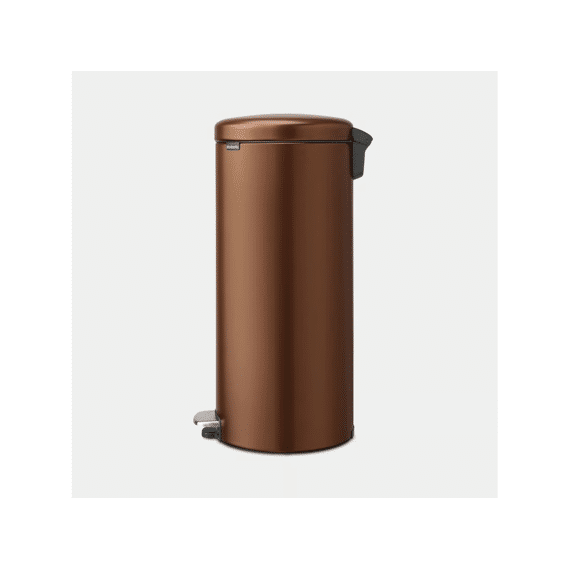 New Icon Pedaalemmer 30l Warm Bronze Met Kunststof Binnenemmer
