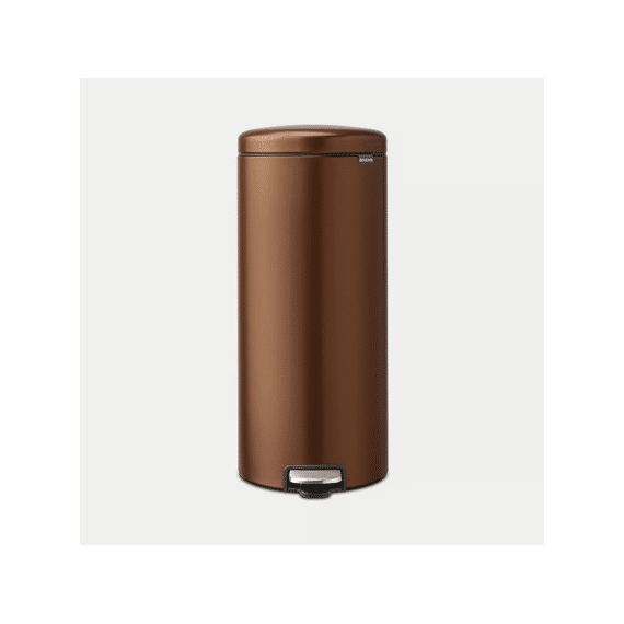 New Icon Pedaalemmer 30l Warm Bronze Met Kunststof Binnenemmer
