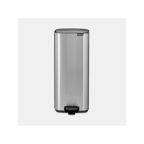 Bo Pedaalemmer 30l Met Kunststof Binnenemmer Matt Steel Fingerprint Proof