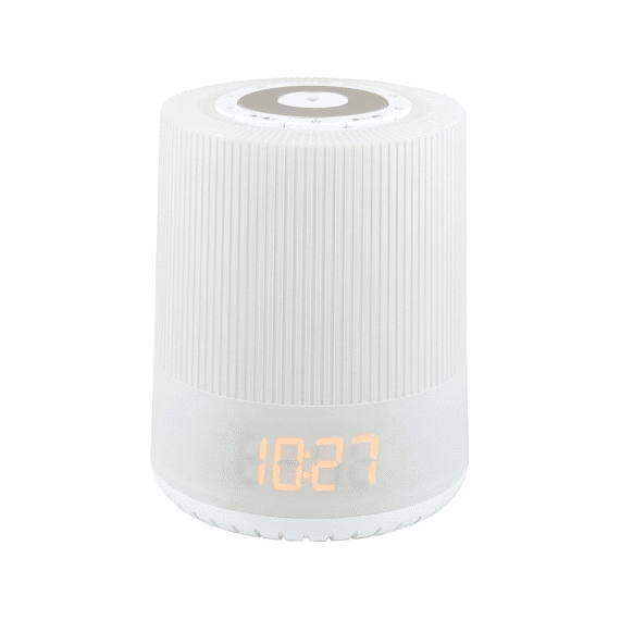 Soundmaster Ur230we Fm Wekkerradio Met Wake-up Lamp En Gekleurde Nachtverlichting