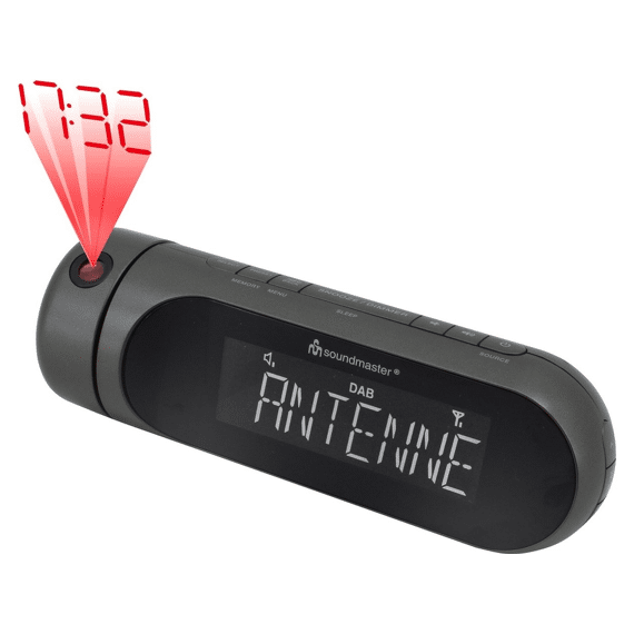 Soundmaster Ur6700an Digitale Wekkerradio Met Dab+/fm-radio En Projectie