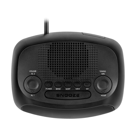Kruger & Matz Km0824 Fm Wekkerradio Zwart