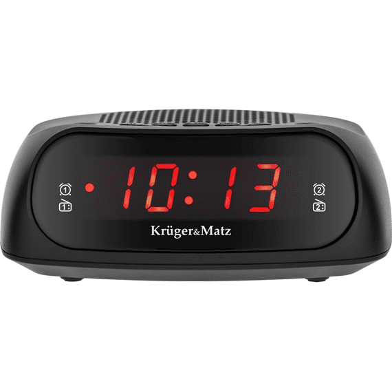 Kruger & Matz Km0824 Fm Wekkerradio Zwart