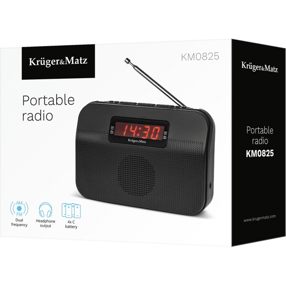 Kruger & Matz Km0825 Draagbare Fm/am Radio
