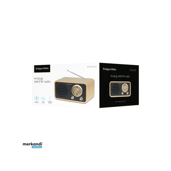 Kruger & Matz Km0828 Retro Tafel Model Fm/am Radio
