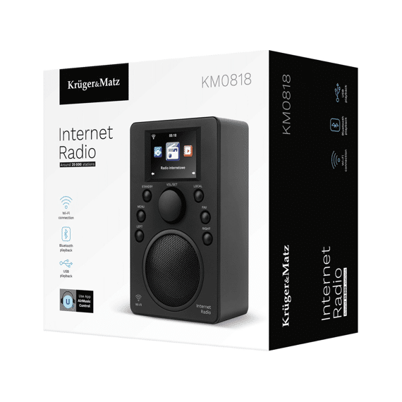 Kruger & Matz Km0818 Dab+/internet Radio Usb En Bluetooth