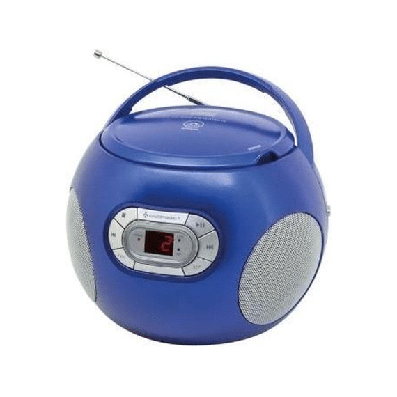 Soundmaster Scd2120sw Cd-boombox Met Stereo Fm-radio Met Line-in Aansluiting Blauw