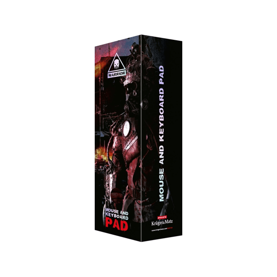 Kruger & Matz Warrior Toetsenbord-en Muismat Met Led Verlichting