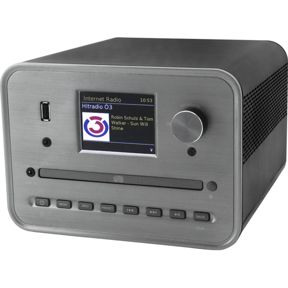 Soundmaster Icd1050sw Stereo Muziekcentrum Met Wlan-internet Bluetooth En App Bediening