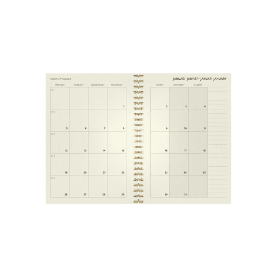 Planner Agenda A5 Flowers Bouquet