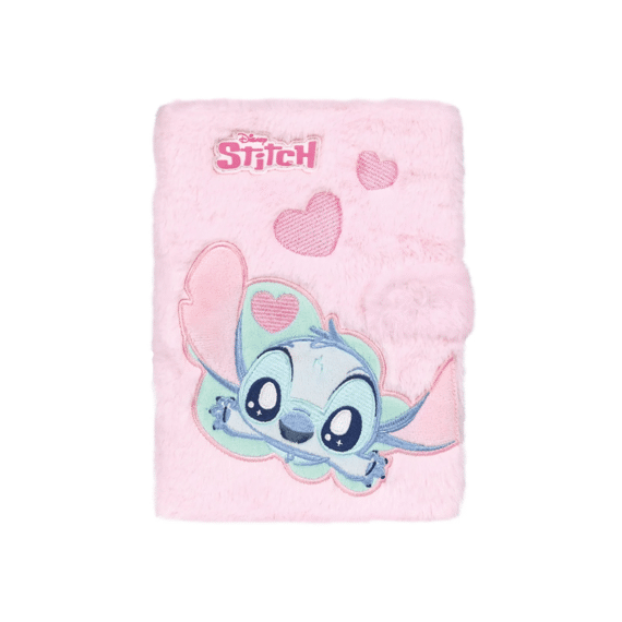 Stitch Notitieboek A5 Fluffy Pink