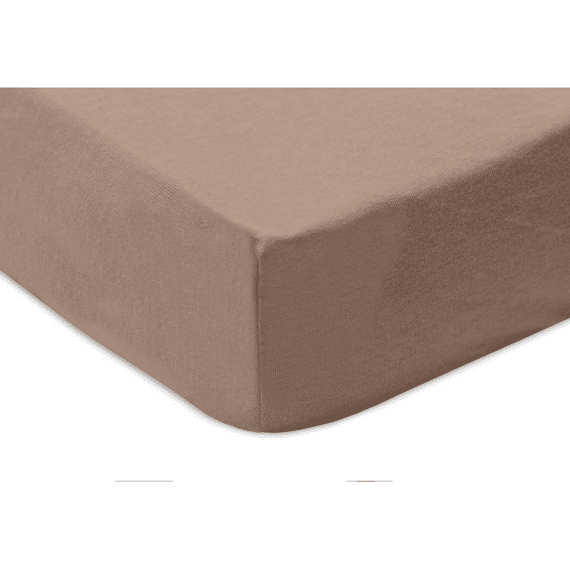 Jollein Hoeslaken Jersey 70/75x140/150cm Milky Coffee