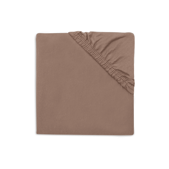 Jollein Hoeslaken Jersey 70/75x140/150cm Milky Coffee