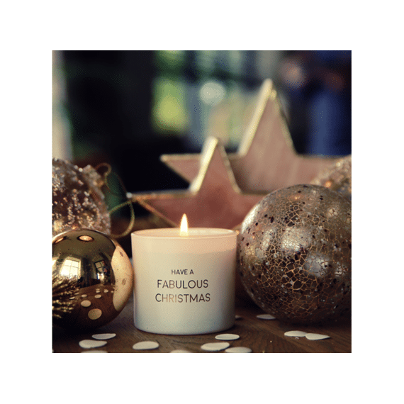 My Flame Geurkaars Met Wens-armband Have A Fabulous Christmas