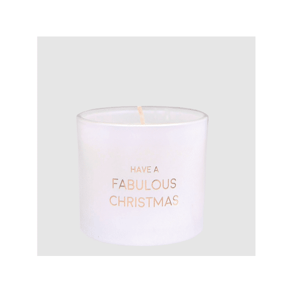 My Flame Geurkaars Met Wens-armband Have A Fabulous Christmas