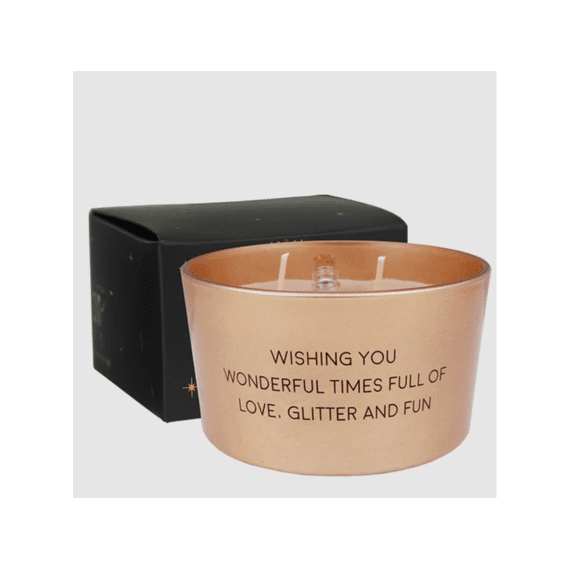 My Flame Flessenpost Kaars Wishing You Wonderful Times Full Of Love