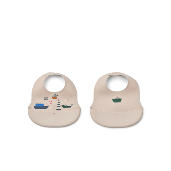 Liewood Ember Printed Slab 2-pack Sailing / Sandy