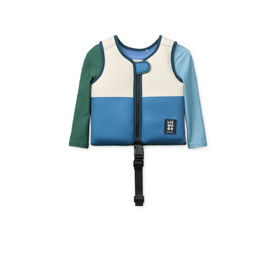 Liewood Dove Zwemvest Met Mouwen Riverside Multi Mix 15-19 Kg