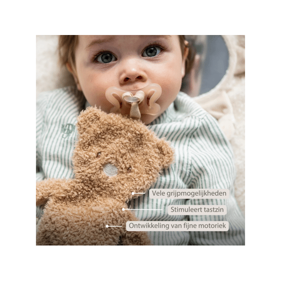 Nattou Teddy Doudou Fopspeendoekje Beer Bruin
