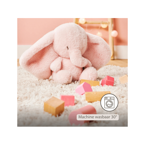 Nattou Fanfan Knuffel Olifant Roze
