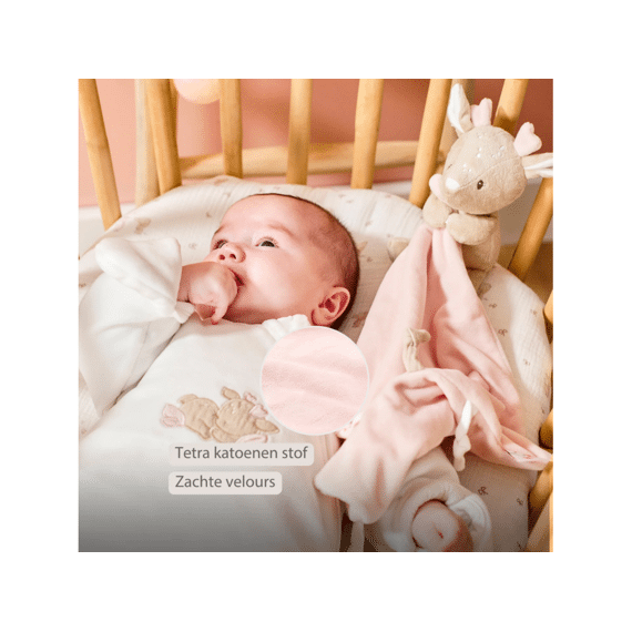 Nattou Fanfan Doudou Knuffel Hinde 27x27 Cm